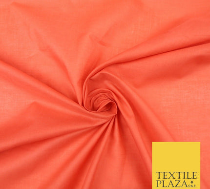 Plain Coloured Budget Polycotton Fabric Dress Craft Costume Lining Poly Cotton