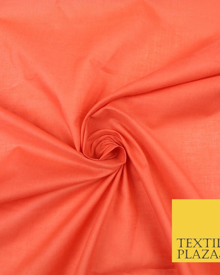 Plain Coloured Budget Polycotton Fabric Dress Craft Costume Lining Poly Cotton