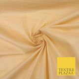 Plain Coloured Budget Polycotton Fabric Dress Craft Costume Lining Poly Cotton