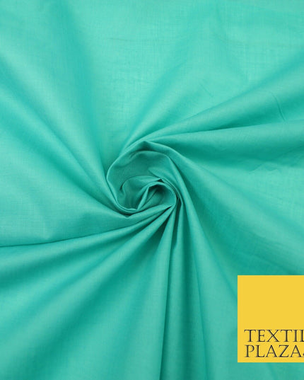 Plain Coloured Budget Polycotton Fabric Dress Craft Costume Lining Poly Cotton