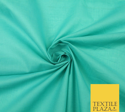 Plain Coloured Budget Polycotton Fabric Dress Craft Costume Lining Poly Cotton