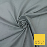 Plain Coloured Budget Polycotton Fabric Dress Craft Costume Lining Poly Cotton