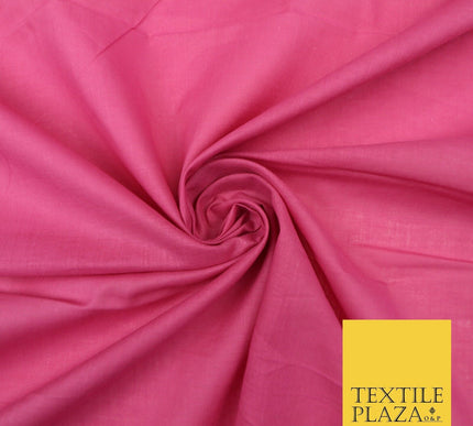 Plain Coloured Budget Polycotton Fabric Dress Craft Costume Lining Poly Cotton