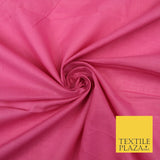 Plain Coloured Budget Polycotton Fabric Dress Craft Costume Lining Poly Cotton