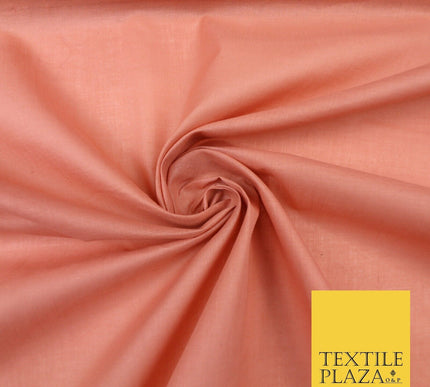 Plain Coloured Budget Polycotton Fabric Dress Craft Costume Lining Poly Cotton
