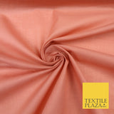 Plain Coloured Budget Polycotton Fabric Dress Craft Costume Lining Poly Cotton
