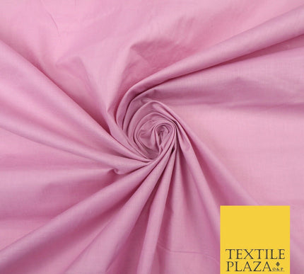 Plain Coloured Budget Polycotton Fabric Dress Craft Costume Lining Poly Cotton