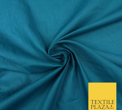 Plain Coloured Budget Polycotton Fabric Dress Craft Costume Lining Poly Cotton