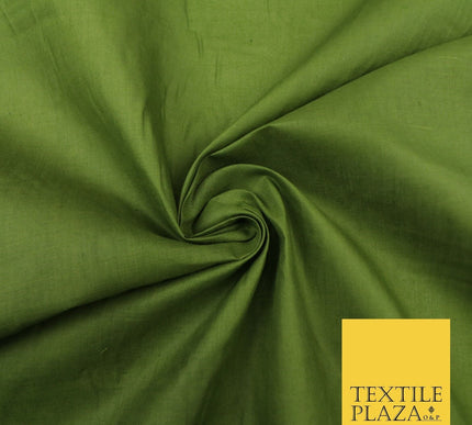 Plain Coloured Budget Polycotton Fabric Dress Craft Costume Lining Poly Cotton