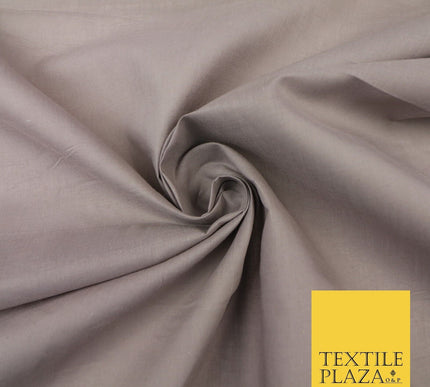Plain Coloured Budget Polycotton Fabric Dress Craft Costume Lining Poly Cotton