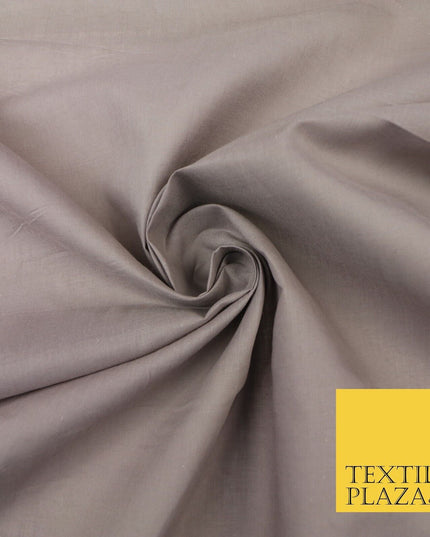 Plain Coloured Budget Polycotton Fabric Dress Craft Costume Lining Poly Cotton