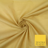 Plain Coloured Budget Polycotton Fabric Dress Craft Costume Lining Poly Cotton