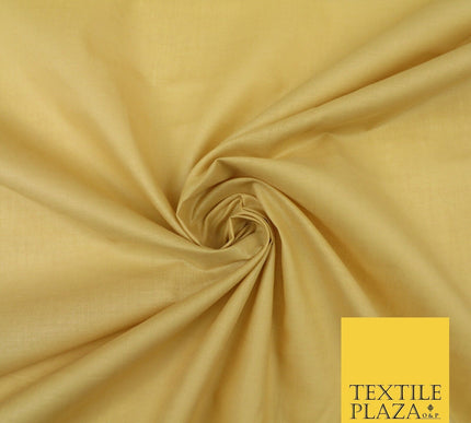 Plain Coloured Budget Polycotton Fabric Dress Craft Costume Lining Poly Cotton