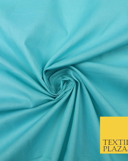 Plain Coloured Budget Polycotton Fabric Dress Craft Costume Lining Poly Cotton