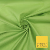 Plain Coloured Budget Polycotton Fabric Dress Craft Costume Lining Poly Cotton