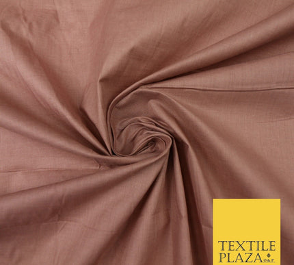 Plain Coloured Budget Polycotton Fabric Dress Craft Costume Lining Poly Cotton