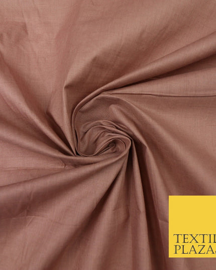 Plain Coloured Budget Polycotton Fabric Dress Craft Costume Lining Poly Cotton