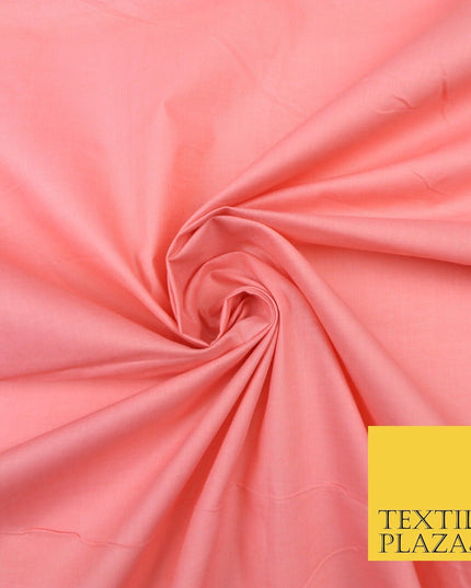 Plain Coloured Budget Polycotton Fabric Dress Craft Costume Lining Poly Cotton
