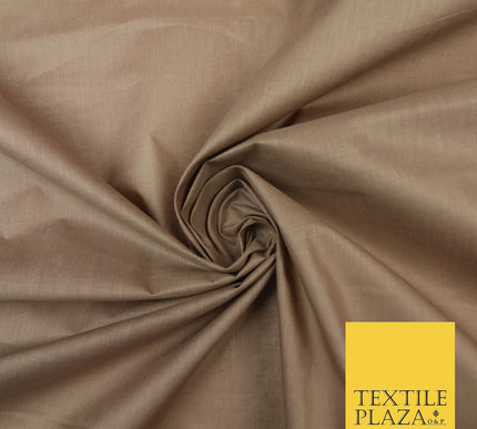 Plain Coloured Budget Polycotton Fabric Dress Craft Costume Lining Poly Cotton