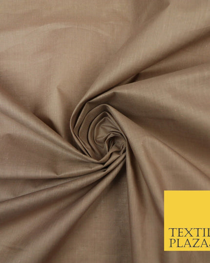 Plain Coloured Budget Polycotton Fabric Dress Craft Costume Lining Poly Cotton