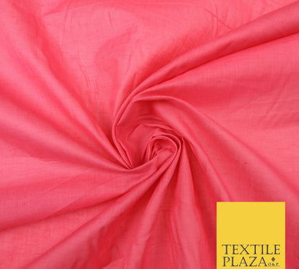 Plain Coloured Budget Polycotton Fabric Dress Craft Costume Lining Poly Cotton