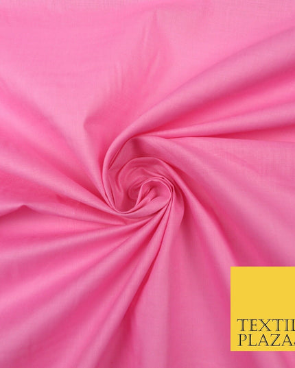 Plain Coloured Budget Polycotton Fabric Dress Craft Costume Lining Poly Cotton