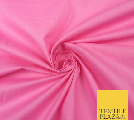 Plain Coloured Budget Polycotton Fabric Dress Craft Costume Lining Poly Cotton