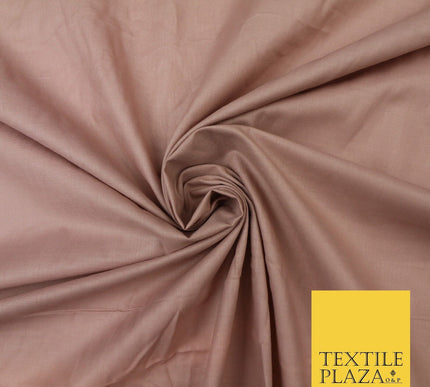 Plain Coloured Budget Polycotton Fabric Dress Craft Costume Lining Poly Cotton