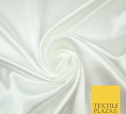 Premium Plain 2 Way Stretch Crepe Back Satin Fabric Material Dress Bridal 58"
