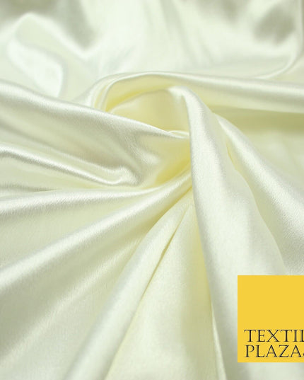 Premium Plain 2 Way Stretch Crepe Back Satin Fabric Material Dress Bridal 58"