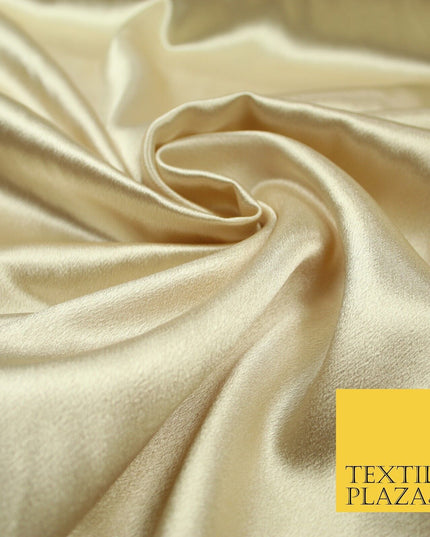 Premium Plain 2 Way Stretch Crepe Back Satin Fabric Material Dress Bridal 58"