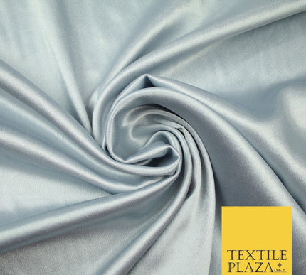 Premium Plain 2 Way Stretch Crepe Back Satin Fabric Material Dress Bridal 58"