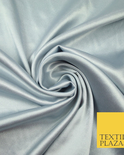 Premium Plain 2 Way Stretch Crepe Back Satin Fabric Material Dress Bridal 58"