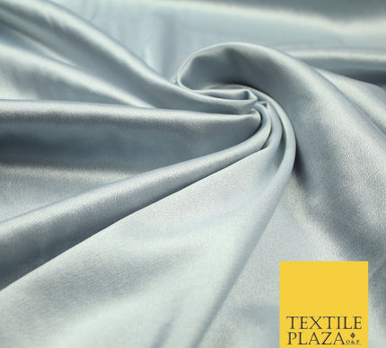 Premium Plain 2 Way Stretch Crepe Back Satin Fabric Material Dress Bridal 58"