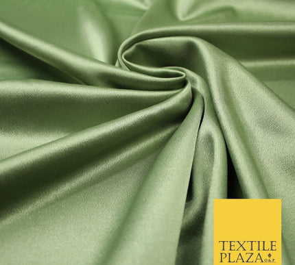 Premium Plain 2 Way Stretch Crepe Back Satin Fabric Material Dress Bridal 58"