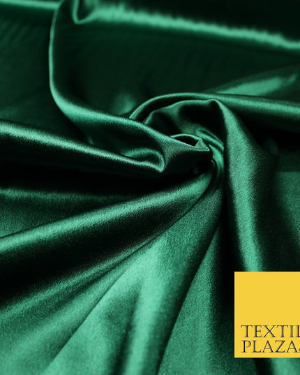 Premium Plain 2 Way Stretch Crepe Back Satin Fabric Material Dress Bridal 58"