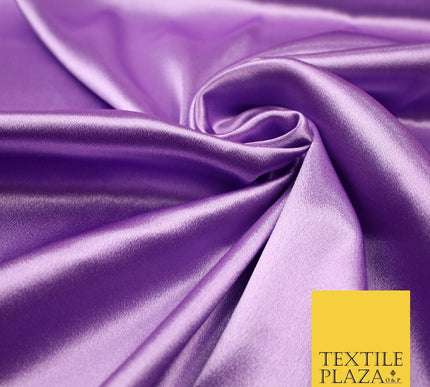 Premium Plain 2 Way Stretch Crepe Back Satin Fabric Material Dress Bridal 58"