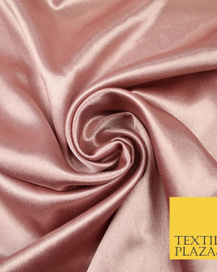 Premium Plain 2 Way Stretch Crepe Back Satin Fabric Material Dress Bridal 58"