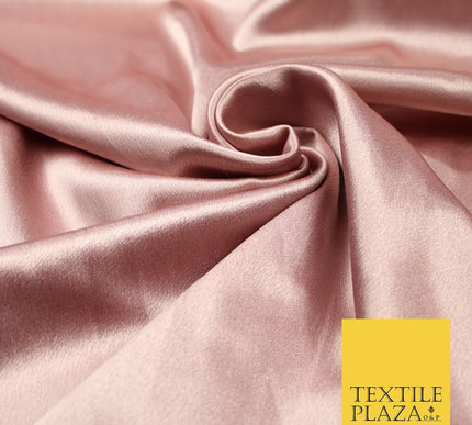 Premium Plain 2 Way Stretch Crepe Back Satin Fabric Material Dress Bridal 58"