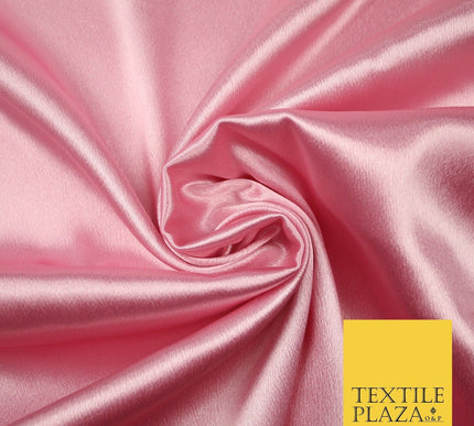 Premium Plain 2 Way Stretch Crepe Back Satin Fabric Material Dress Bridal 58"