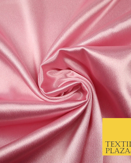 Premium Plain 2 Way Stretch Crepe Back Satin Fabric Material Dress Bridal 58"
