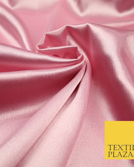 Premium Plain 2 Way Stretch Crepe Back Satin Fabric Material Dress Bridal 58"