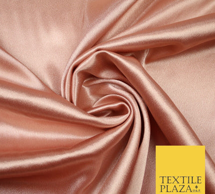 Premium Plain 2 Way Stretch Crepe Back Satin Fabric Material Dress Bridal 58"