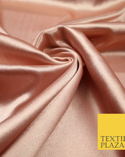 Premium Plain 2 Way Stretch Crepe Back Satin Fabric Material Dress Bridal 58"