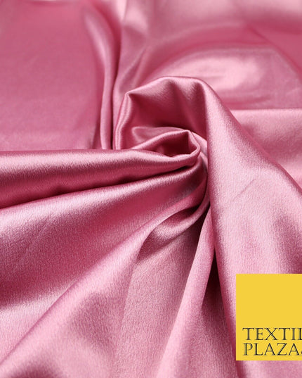 Premium Plain 2 Way Stretch Crepe Back Satin Fabric Material Dress Bridal 58"