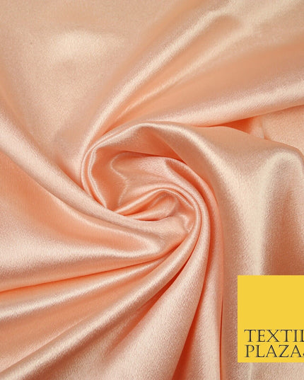 Premium Plain 2 Way Stretch Crepe Back Satin Fabric Material Dress Bridal 58"