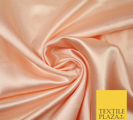 Premium Plain 2 Way Stretch Crepe Back Satin Fabric Material Dress Bridal 58"