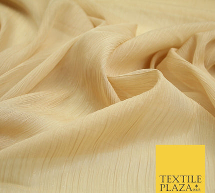 Silver Metallic Yoryu Chiffon Georgette Crinkle Dress Fabric 58″ OVER 20 COLOURS