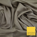 Silver Metallic Yoryu Chiffon Georgette Crinkle Dress Fabric 58″ OVER 20 COLOURS