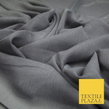 Silver Metallic Yoryu Chiffon Georgette Crinkle Dress Fabric 58″ OVER 20 COLOURS